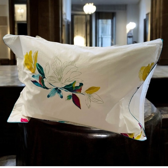 YVES DELORME PARIS FOUGUE Standard Pillow Sham FRANCE - Picture 1 of 10